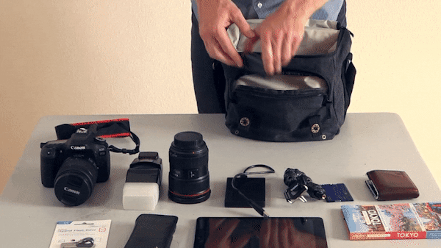 kameraveske med Digital FOTO